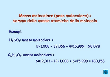 Calcolo della massa molare di un composto